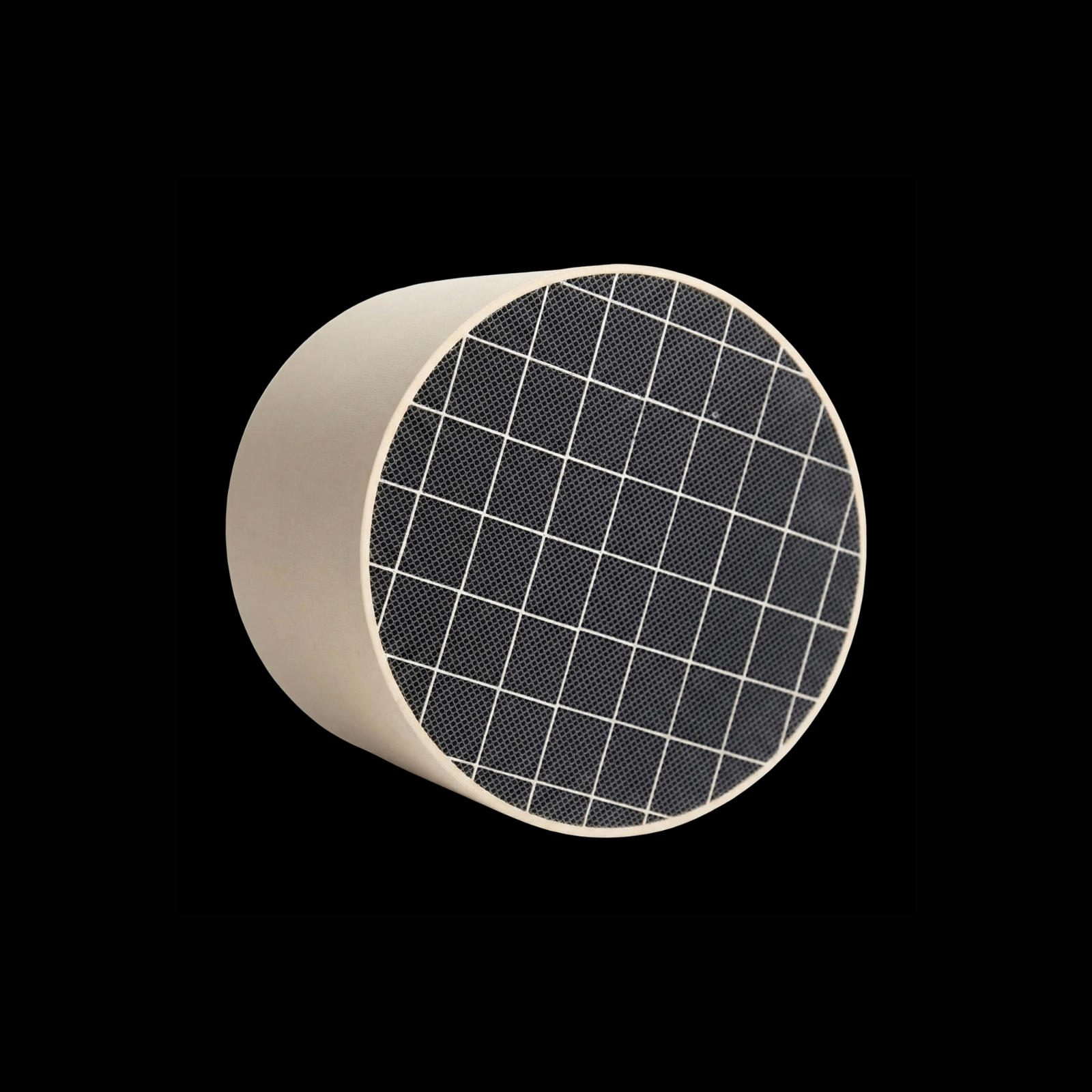 Cross section of a diesel particulate filter DPF